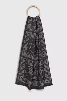 Шарф Moschino, серый