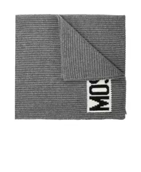 Шарф Moschino, серый