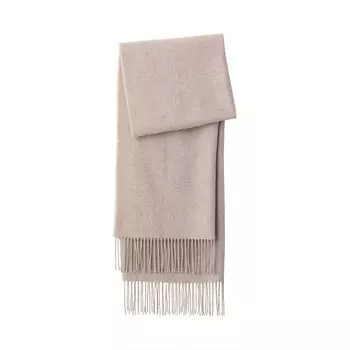 Шарф Muji с бахромой, темно-синий