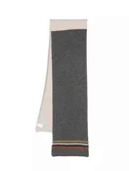 Шарф мужской Paul Smith, серый / белый