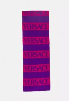 Шарф Other Serie Unisex Brushed Logo Versace, цвет viola+fuxia