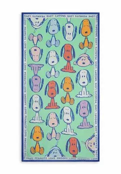 Шарф Peanuts Aus Mit Snoopy Codello, бирюзовый