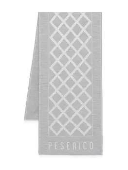 Шарф Peserico с люрексом, серый