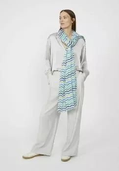 Шарф PREMIUM MIT ZICKZACK MUSTER Codello, цвет blau