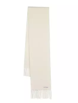 Шарф с бахромой Acne Studios, белый