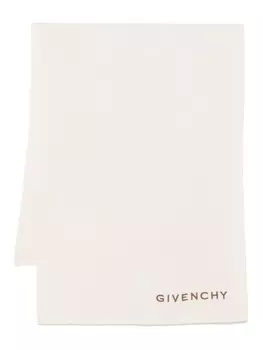 Шарф с логотипом 4G Givenchy, белый