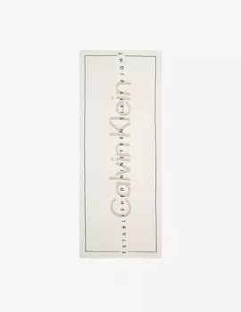 Шарф с логотипом Calvin Klein, серый