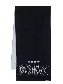 Шарф с логотипом Givenchy, черный