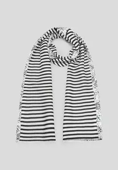 Шарф s.Oliver, цвет black placed print