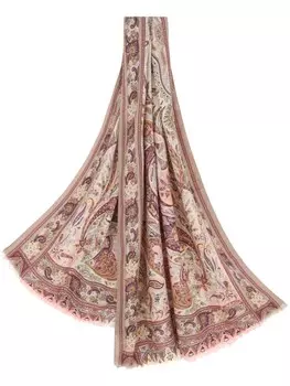 Шарф с принтом пейсли ETRO, красный