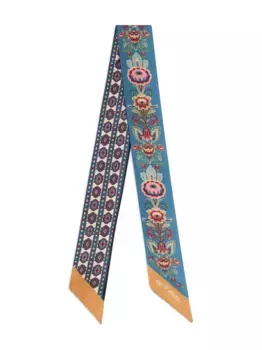 Шарф с принтом пейсли ETRO, синий