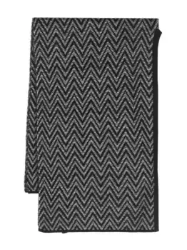 Шарф с узором зигзаг Missoni, черный