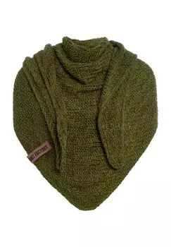 Шарф SALLY Knit Factory, цвет moss green khaki