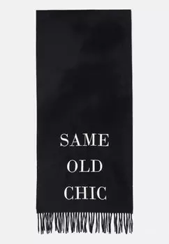 Шарф SAME OLD SCARF MOSCHINO, черный