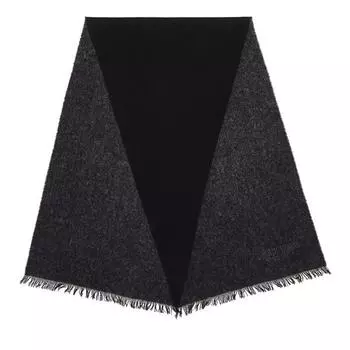 Шарф scarf 50x180 cm Moschino, черный