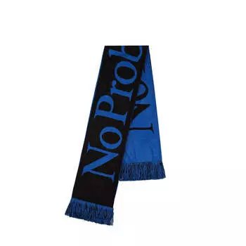 Шарф scarf No Problemo, синий
