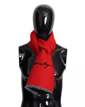 Шарф шерстяной Givenchy, красный