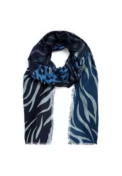 Шарф Spliced Next, цвет navy blue
