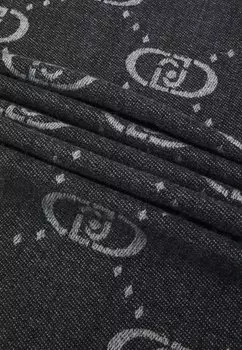 Шарф STOLA MONOGRAM LIU JO, серый