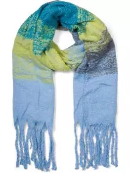 Шарф styleBREAKER, цвет blau/grn/grau