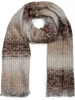 Шарф styleBREAKER, цвет braun/beige/hellgrau