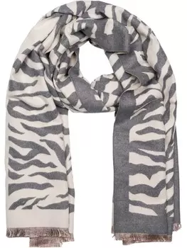 Шарф styleBREAKER, цвет creme/grau
