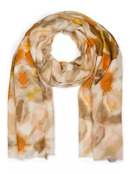 Шарф styleBREAKER, цвет orange/beige