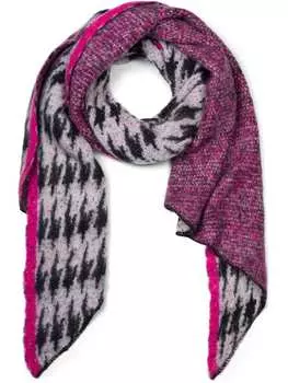 Шарф styleBREAKER, цвет wei/pink