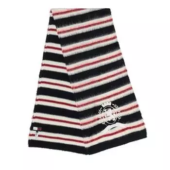 Шарф thc fuzzy scarf s aop global Tommy Hilfiger, черный