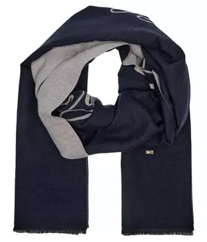 Шарф Tommy Hilfiger, синий / серый