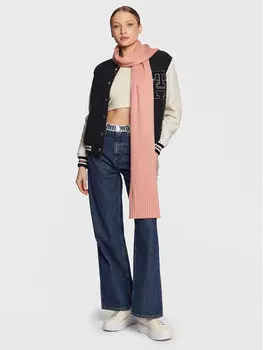 Шарф Tommy Jeans, розовый