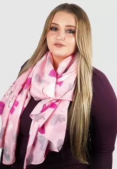 Шарф URA Harpa, цвет shades of pink gold