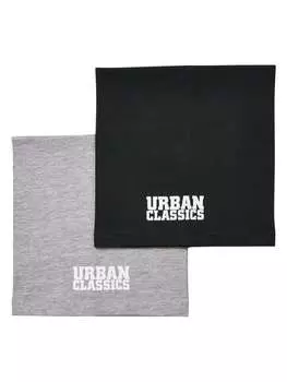 Шарф Urban Classics, цвет black/heathergrey