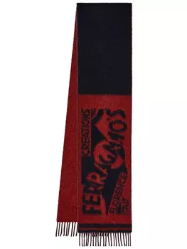 Шарф Venna Ferragamo, красный