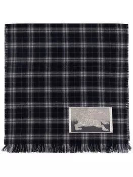 Шарф в клетку Burberry, синий