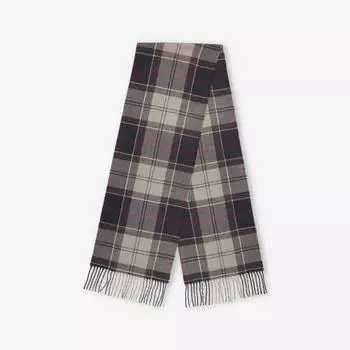 Шарф в клетку Galingale Barbour, голубой