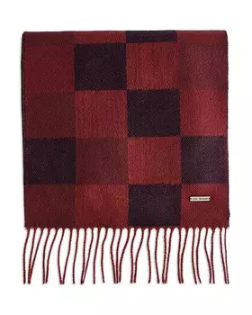 Шарф в клетку Peterrr Grid Ted Baker, красный