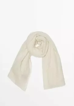 Шарф WITH DETAIL Massimo Dutti, белый