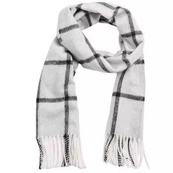 Шарф Zara Check, серый