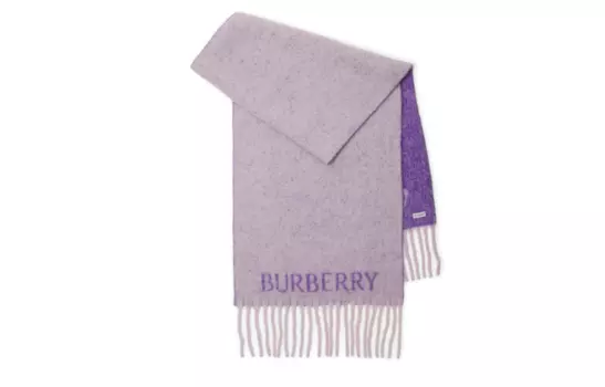 Шарф женский Burberry, фиолетовый