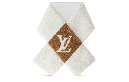 Шарф женский Louis Vuitton Never Freeze, белый