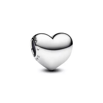 Шарм Be Love Engravable Heart Pandora, стерлинговое серебро