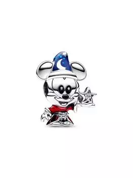 Шарм Pandora Disney Sorcerer Apprentice Mickey Charm, стерлинговое серебро