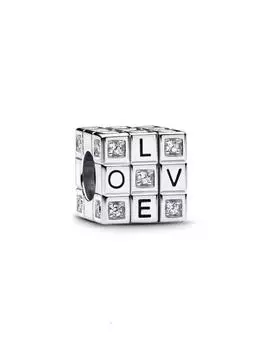 Шарм Pandora Moveable Toy Cube Charm, стерлинговое серебро