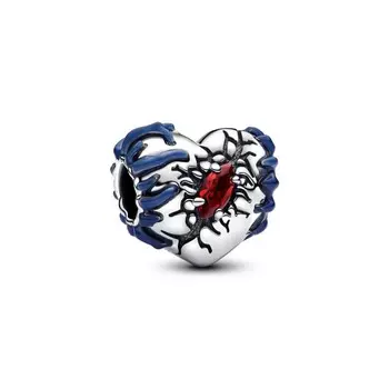 Шарм Stranger Things Glow-in-the-dark Heart Pandora, стерлинговое серебро