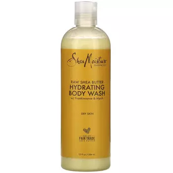 SheaMoisture, необработанное масло ши, увлажняющий гель для душа, 384 мл (13 жидк. унций)