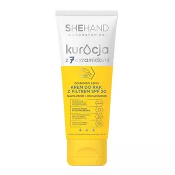 SHEHAND, Легкий защитный крем для рук с фильтром SPF20, 75мл