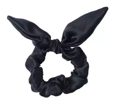 Шелковая повязка для волос Cat & Cat Scrunchie Czarna , 1 шт