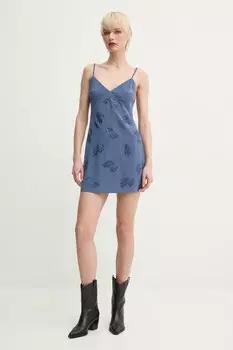 Шелковое платье Zadig&Voltaire, синий