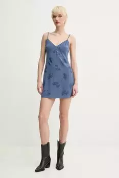 Шелковое платье Zadig&Voltaire, синий